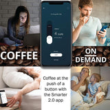 6-Cup Black Coffee Maker with Smart App