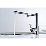 Manis Series Deck-Mounted Pot Filler in Polished Chrome - Super Arbor