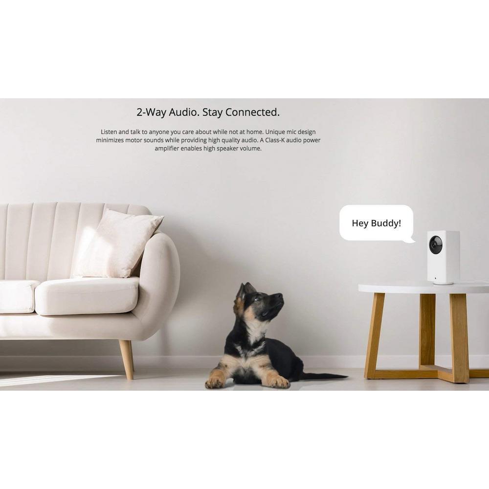 1080p WyzeCam Pan/Tilt/Zoom Wi-Fi Indoor Smart Home Camera, Night Vision, 2-Way Mic, Alexa Ready, 14 Day Cloud - Super Arbor