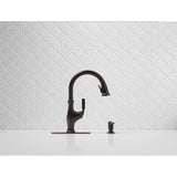 Worth Single-Handle Pull-Down Sprayer Kitchen Faucet in Oil Rubbed Bronze - Super Arbor