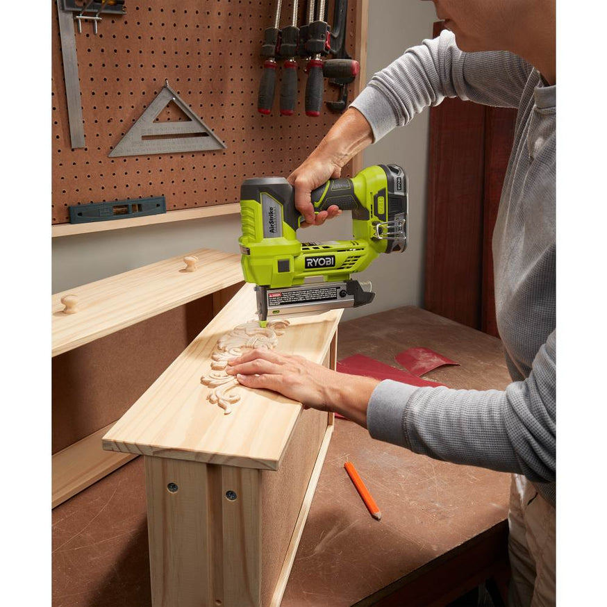 18-Volt ONE+ Lithium-Ion Cordless AirStrike 23-Gauge 1-3/8 in. Headless Pin Nailer (Tool Only)