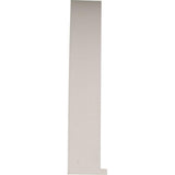 24 in in. x 12 in. Half Round Primed Polyurethane Paintable Gable Louver Vent - Super Arbor