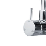 7-spray 8 in. Dual Shower Head and Handheld Shower Head with Body spray in Chrome