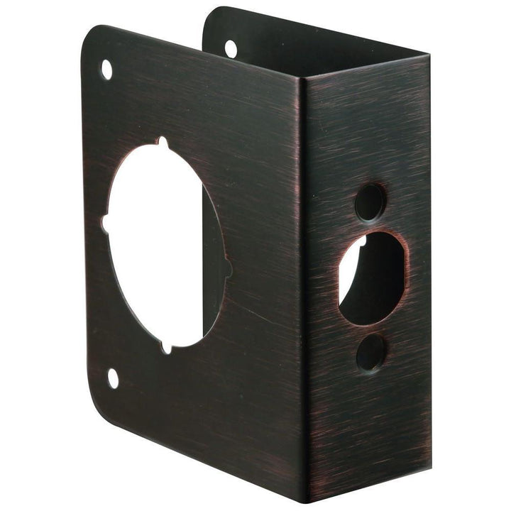 2-3/8 in. x 1-3/4 in. Vintage Bronze Door Reinforcer - Super Arbor