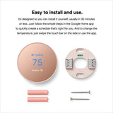 Nest Thermostat - Smart Programmable Wi-Fi Thermostat - Sand - Super Arbor