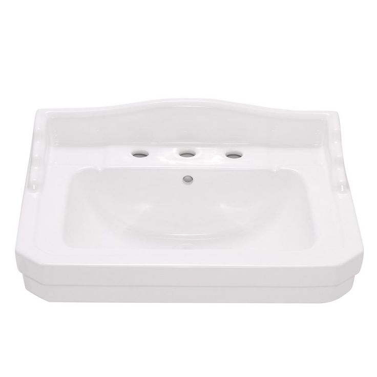 Foremost Series 1930 20-1/4 in. Pedestal Sink Basin in White