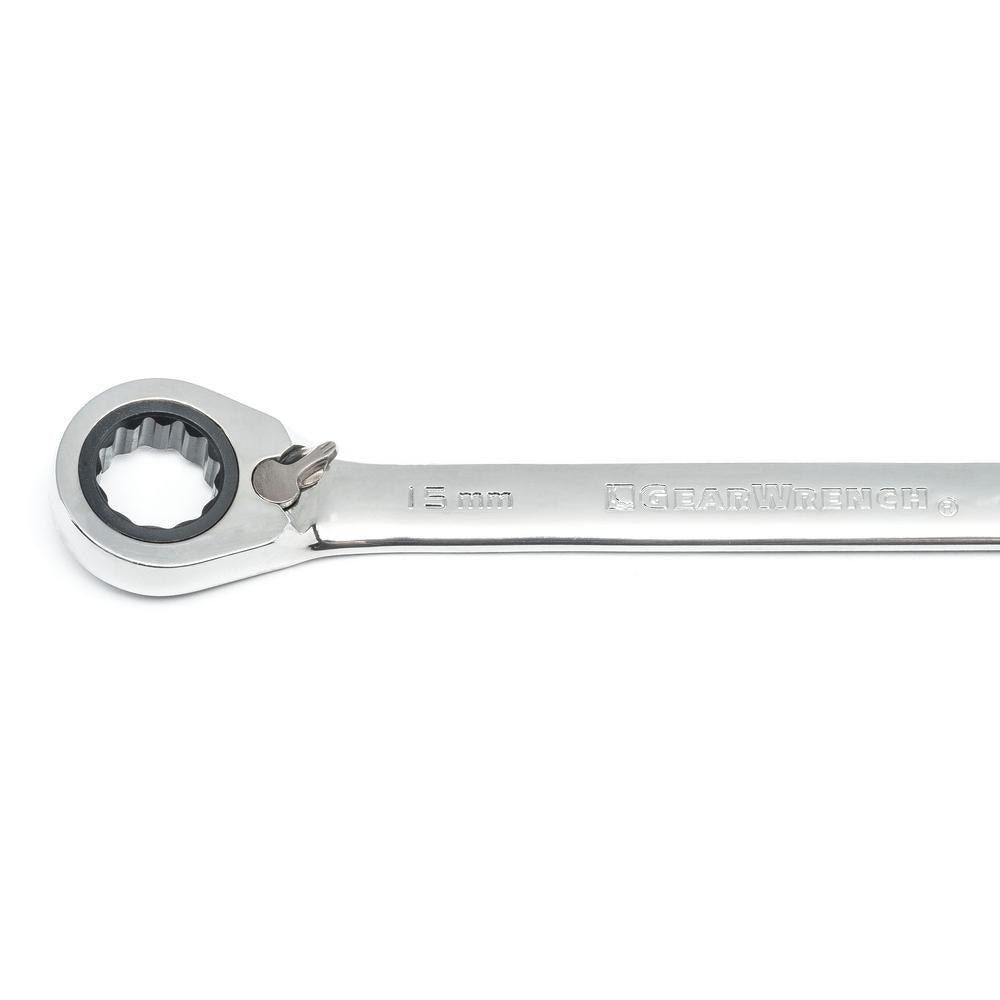 Metric Reversible Combination Ratcheting Wrench Set (8-Piece) - Super Arbor