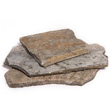 16 in. x 12 in. x 2 in. 120 sq. ft. Mexican Rose Natural Flagstone for Landscape, Gardens and Pathways - Super Arbor