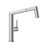 BLANCO Panera Stainless Steel 1-Handle Deck-Mount Pull-Out Handle Kitchen Faucet