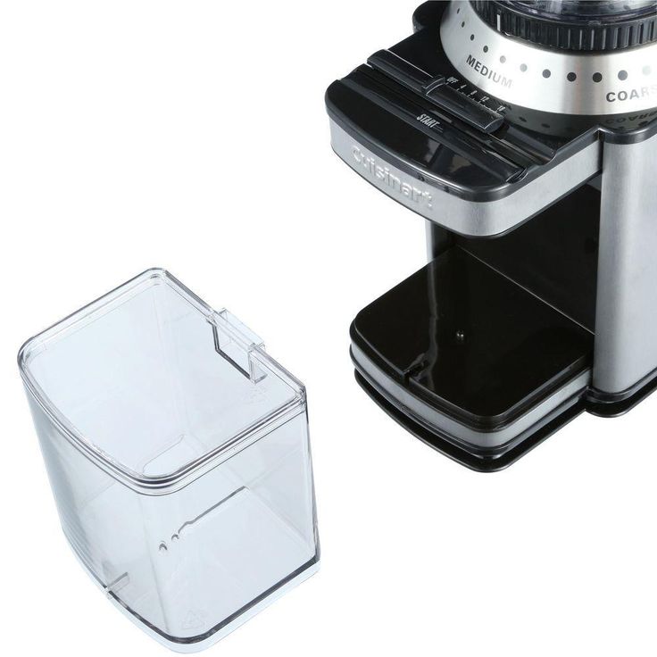 Supreme Grind 8 oz. Stainless Steel Burr Coffee Grinder with Adjustable Settings