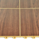Greatmats Click Tile 12-1/8 in. x 12-1/8 in. Dark Oak Interlocking Basement Plastic and Vinyl Floor Tile (24-Pack) (24.5 sq. ft.)