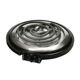 Cuisine Single Burner 9 in. Black Hot Plate with Temperature Control
