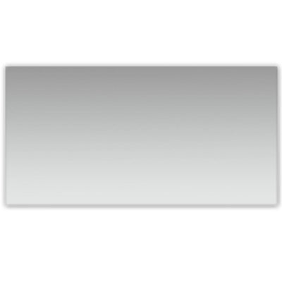Sleek 30 in. W x 60 in. H Frameless Wall Mounted Vanity Bathroom Mirror in Glass - Super Arbor