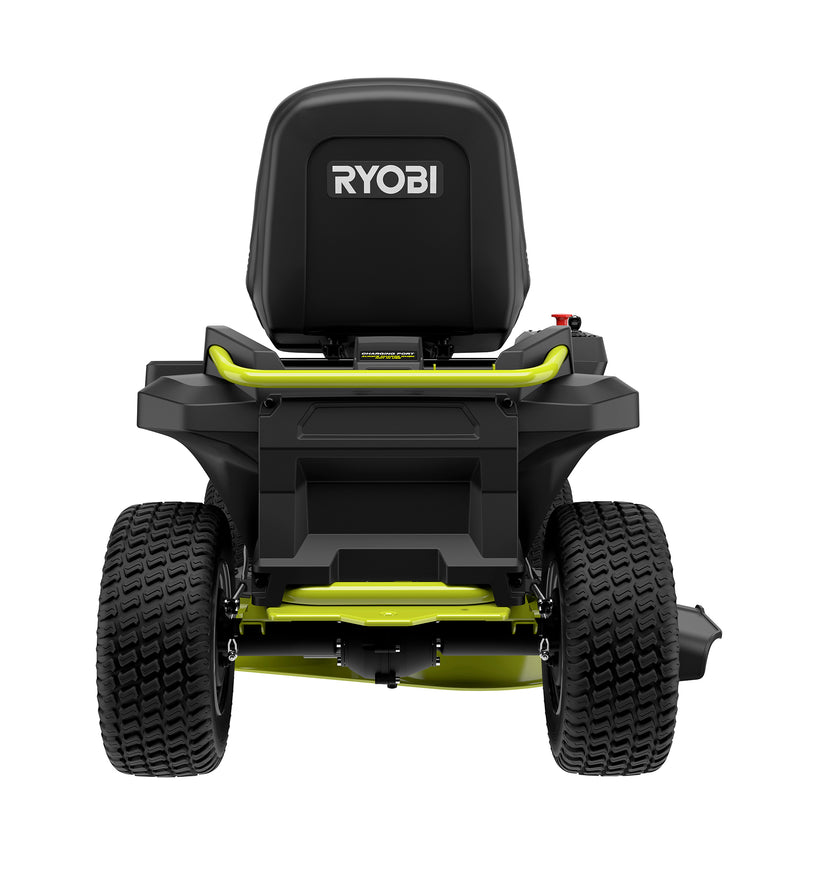RYOBI 30 in. 50 Ah Battery Electric Rear Engine Riding Mower (RY48130)
