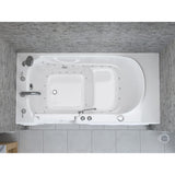 HD Series 30 in. x 60 in. Left Drain Quick Fill Walk-In Air Tub in White - Super Arbor