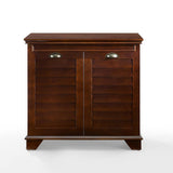 Lydia 14.13 in. Lift-Top Hamper in Espresso - Super Arbor