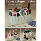 Classic 7 in. Canvas Tool Bag in White - Super Arbor