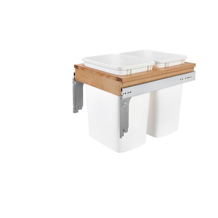 Rev-A-Shelf 35-Quart Plastic Pull Out Trash Can