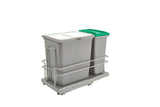 Rev-A-Shelf 8-Quart Plastic Soft Close Pull Out Trash Can