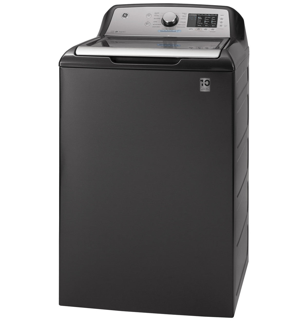 GE 4.6-cu ft High Efficiency Top-Load Washer, Diamond Gray, ENERGY STAR (GTW725 Series)