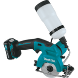 Makita 12V max CXT Lithium‑Ion Cordless 3-3/8 in. Tile/Glass Saw Kit (CC02R1)