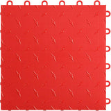 Swisstrax 12 in. W x 12 in. L Jet Black Diamondtrax Home Modular Polypropylene Flooring (50-Tile/Pack) (50 sq. ft.)