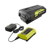 RYOBI 40-Volt Lithium-Ion Cordless String Trimmer – 2.0 Ah Battery and Charger Included