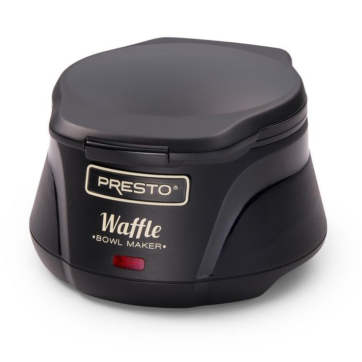 Single Waffle Black Belgian Waffle Cone Maker