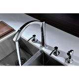 Soave Series 2-Handle Standard Kitchen Faucet in Polished Chrome - Super Arbor