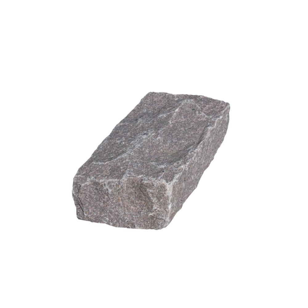 Cobblestone 9 in. x 5 in. x 5 in. Gray Granite Edging (75-Pieces/56 Linear ft./Pallet) - Super Arbor