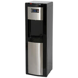 3-5 Gal. ENERGY STAR Hot/Room/Cold Temperature Bottom Load Water Cooler Dispenser with Kettle Feature in Black/Stainless