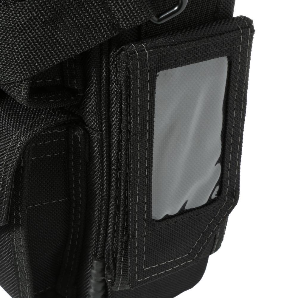 Medium Quick Access Laptop Tool Bag with Shoulder Strap in Black - Super Arbor