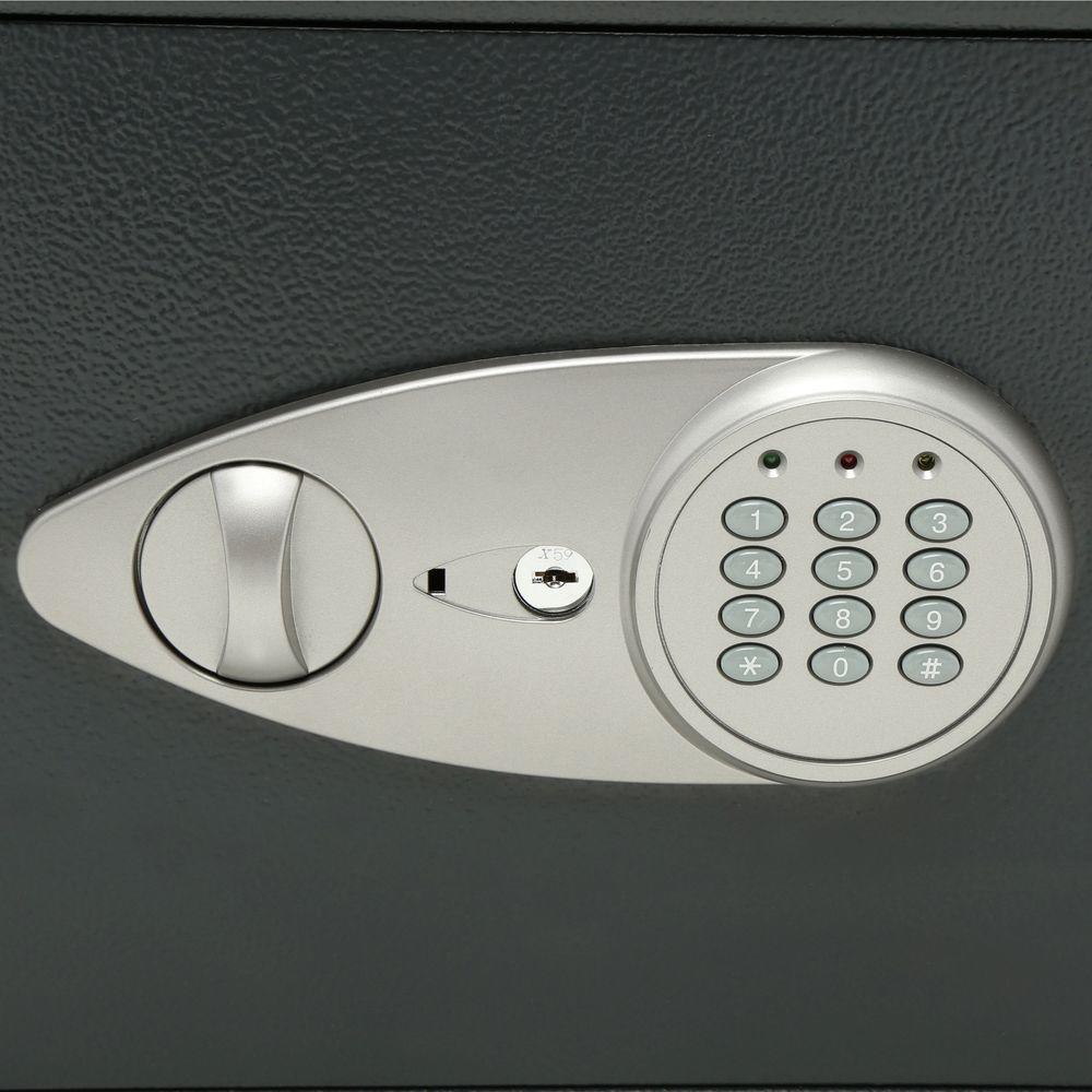 Security Safe 1.2 cu. ft. Electronic Lock with Override Key Safe - Super Arbor