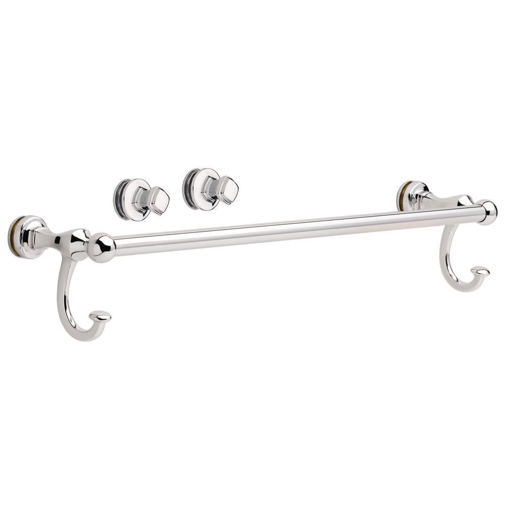 Portman 60 x 59-1/4 in. Frameless Mod Soft-Close Sliding Bathtub Door in Chrome with 3/8 in. (10mm) Clear Glass - Super Arbor