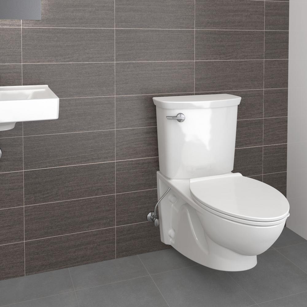Glenwall VorMax 1.28 GPF Single Flush Toilet with Left Hand Trip Lever in White (Seat Not Included) - Super Arbor