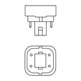 Philips 13-Watt Equivalent CFLNI 4-Pin G24Q-1 CFL Light Bulb Cool White (4100K)