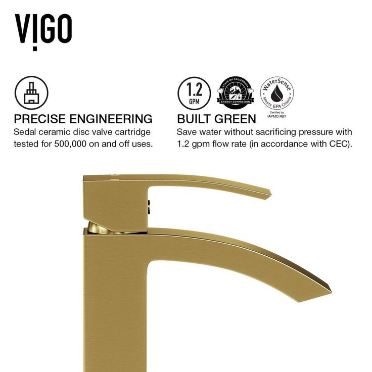 VIGO Lotus Matte Stone Vessel Bathroom Sink in White with Duris Faucet in Matte Gold