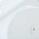 Cadet 60 in. x 42 in. Reversible Drain EverClean Whirlpool Tub in White - Super Arbor