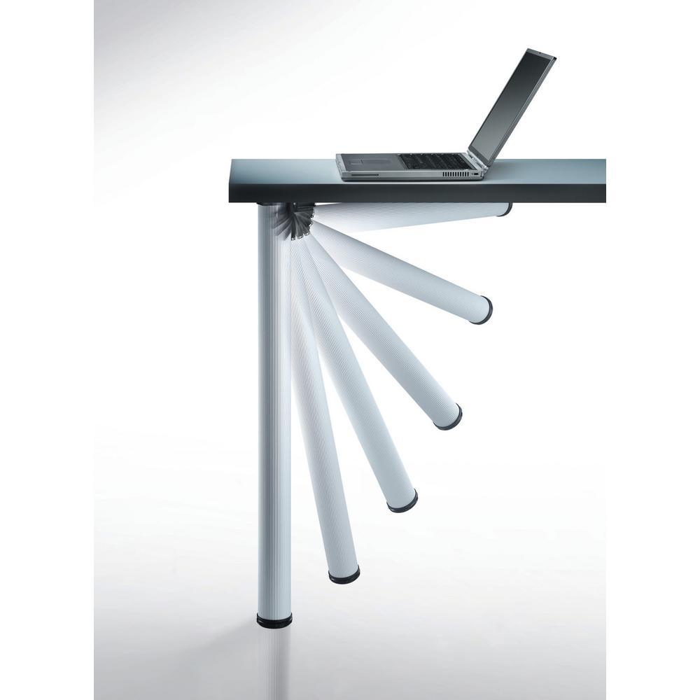 28 in. (711 mm) Aluminum Adjustable Folding Table Leg - Super Arbor