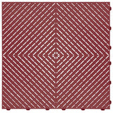 Swisstrax 15.75 in. x 15.75 in. Black Ribtrax Smooth ECO Flooring, (6-Tile/Pack) (10 sq. ft.)