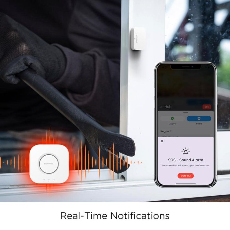 Defiant Smart Home Alarm Kit with WiFi and Bluetooth, Powered by Hubspace (5-Piece)