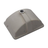 LORDEAR 18.25 in. Undermount Vessel Sink Modern in Pure White Rectangle Porcelain Ceramic Lavatory Vanity Bathroom Sink