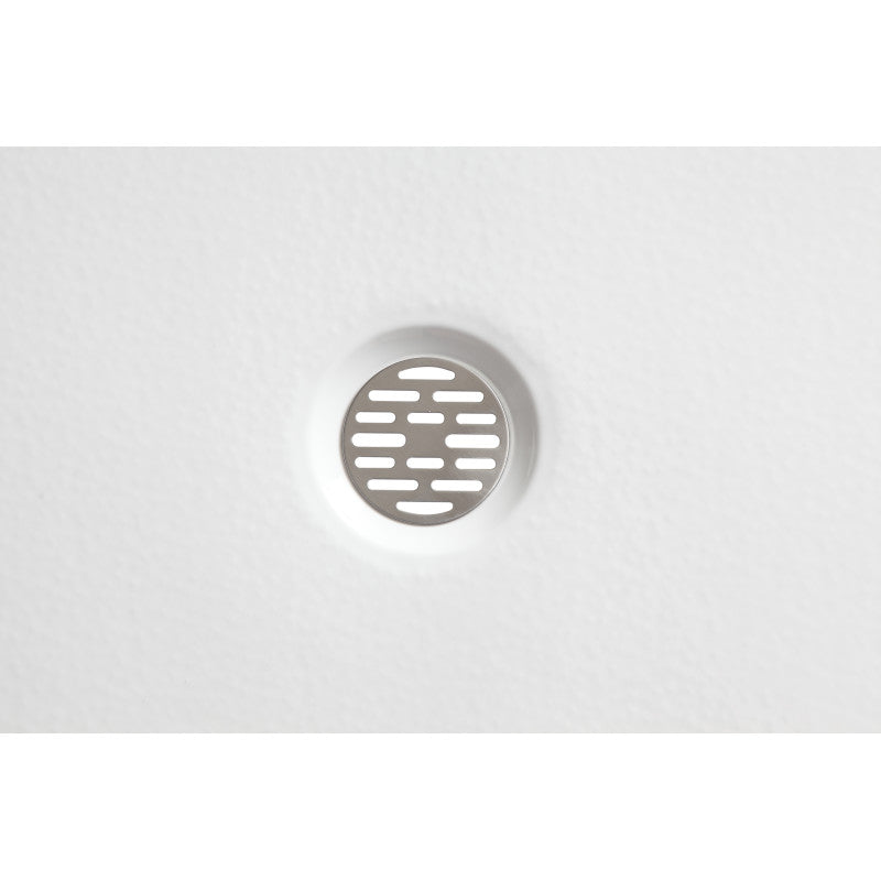 ANZZI Tier 36 in. x 60 in. Single Threshold Shower Base in Gloss White