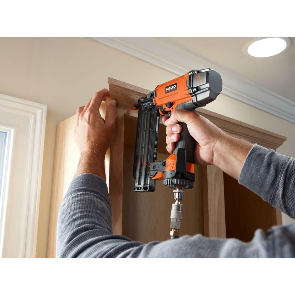 6 Gal. Electric Pancake Air Compressor with 18-Gauge 2-1/8 in Brad Nailer and 23-Gauge 1-3/8 in Headless Pinner - Super Arbor