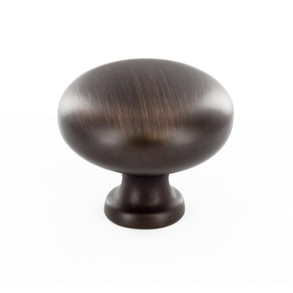 1-1/4 in. (32 mm) Brushed Nickel Contemporary Metal Cabinet Knob - Super Arbor