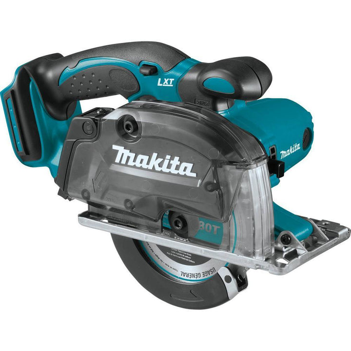 18-Volt LXT Lithium-Ion Cordless 5-3/8 in. Metal Cutting Saw with Electric Brake and Chip Collector Tool-Only - Super Arbor