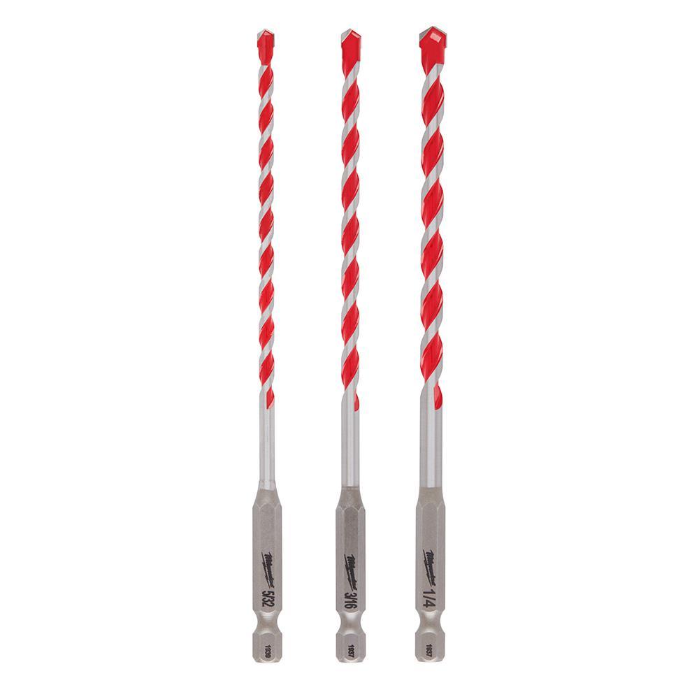 SHOCKWAVE Carbide Hammer Drill Bits Set (5-Pack) - Super Arbor