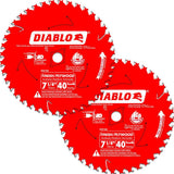 7-1/4 in. 24-Tooth Carbide Framing Circular Saw Blade Value Pack (2-Pack) - Super Arbor