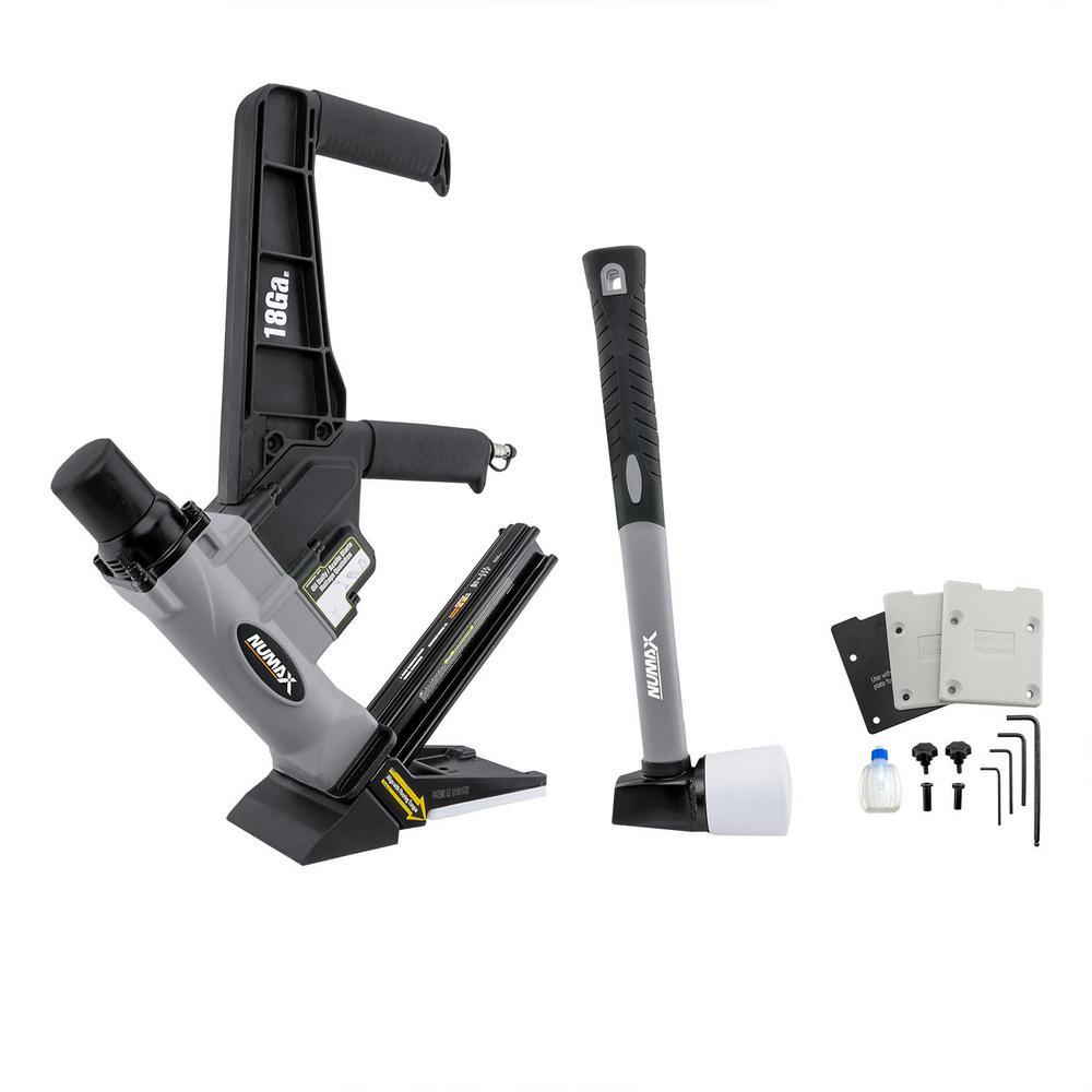 1-3/4 in. 18-Gauge L-Cleat Dual Handle Flooring Nailer - Super Arbor