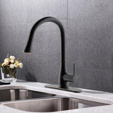 Classic Series Single-Handle Standard Kitchen Faucet in Oil Rubbed Bronze - Super Arbor